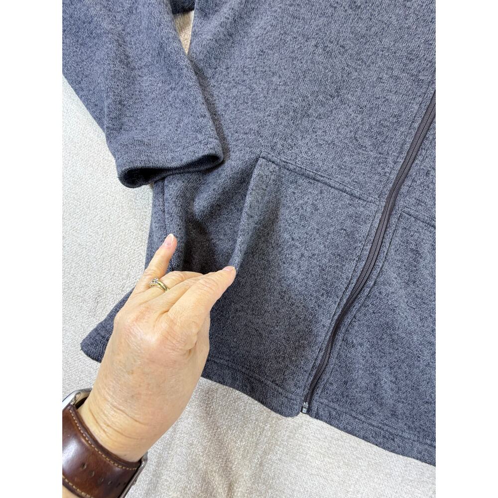 AFTCO Mens 2XL Gray Full Zip Fleece Long Sleeve Fishing Outdoor Jacket Warm Gear - Picture 7 of 8